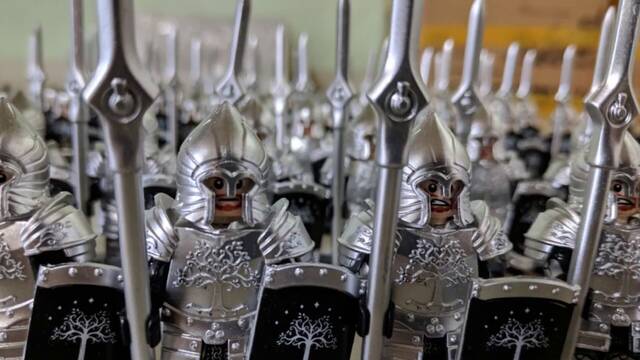 Recrean la batalla m�s �pica de 'El Se�or de los Anillos' con m�s de 100.000 piezas LEGO y Minas Tirith luce espectacular