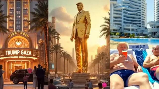 El video de Trump que ha indignado a medio mundo: se mofa de Gaza y se ensalza como un hroe junto a Elon Musk