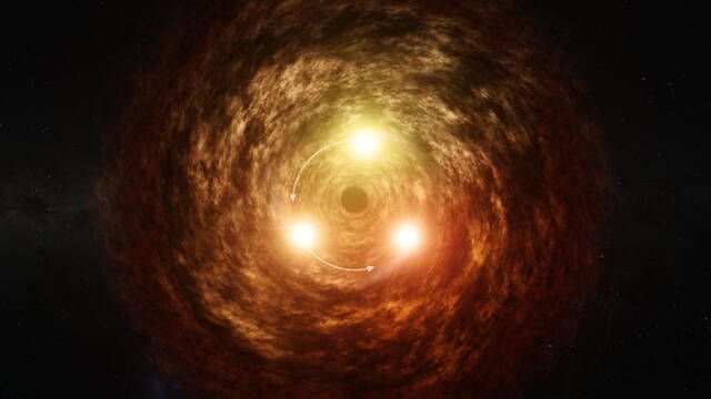 El agujero negro de nuestra galaxia no es tan oscuro: el telescopio Webb capta un espectculo de luces en su interior