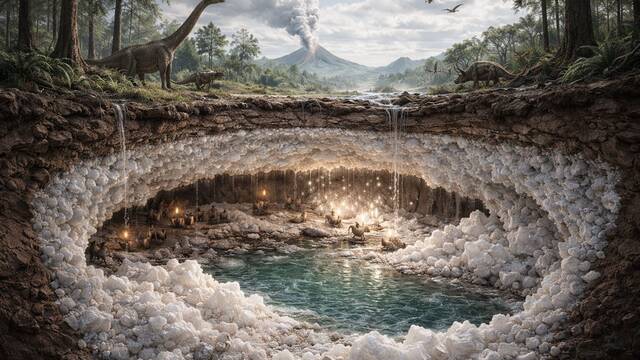 Un deposito de sal anterior a los dinosaurios puede ser la gran superbater�a: energ�a para 20 millones de hogares durante horas