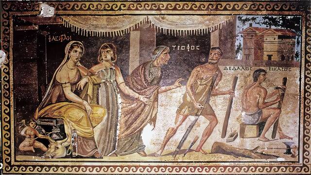 Los arque�logos no dan cr�dito: encuentran un extra�o mosaico del imperio romano con simbolog�a egipcia que no saben explicar