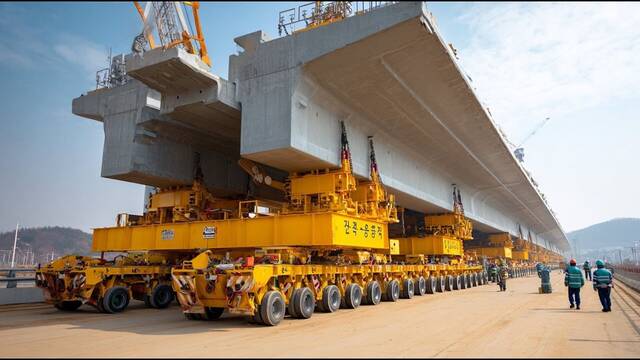 Corea del Sur construye viaductos ferroviarios de alta velocidad con tramos PSM de 25 metros y cambia la arquitectura mundial