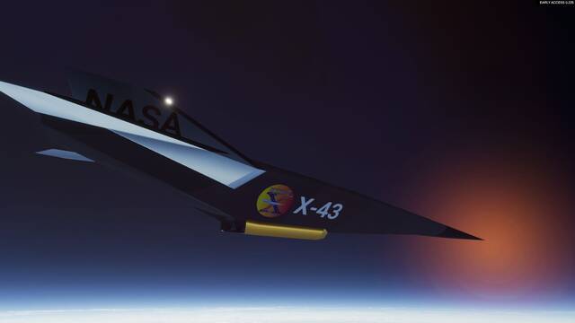 EEUU prueba con �xito el X-43A Hyper-X: un vuelo hipers�nico a Mach 9,6 usando estatorreactores que queman ox�geno del aire