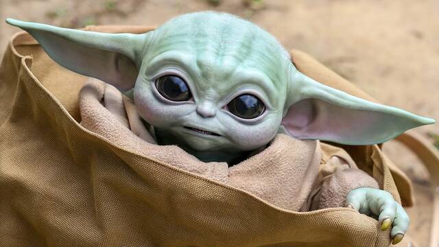 Baby Yoda en tamaño real: Así es la impresionante figura de Hot Toys