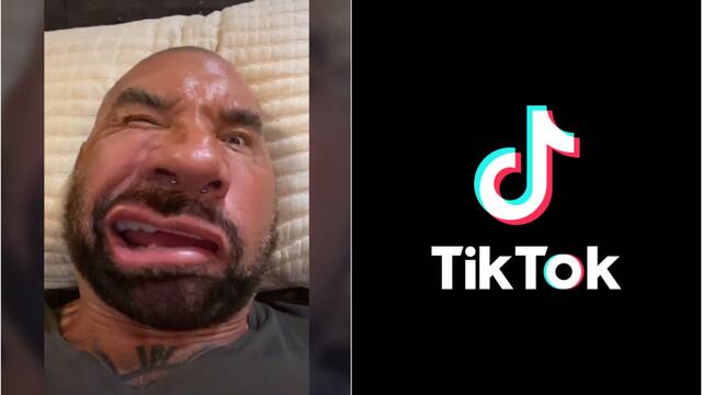 Dave Bautista sucumbe a la fiebre del TikTok con un gracioso vdeo
