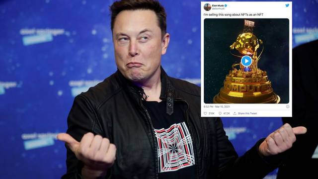 Elon Musk se suma a la fiebre NFT y vende una canción digital por 1 millón de dólares