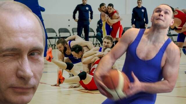 As es el Regball, el deporte ruso que mezcla basket con lucha
