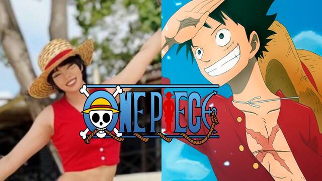 One Piece: Un ms que sencillo cosplay para ofrecer una versin femenina de Luffy