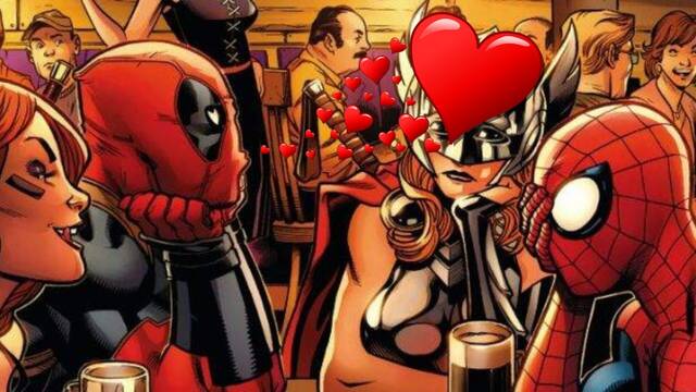 Un artista imagina un romance entre Deadpool y Spider-Man el Da del Orgullo