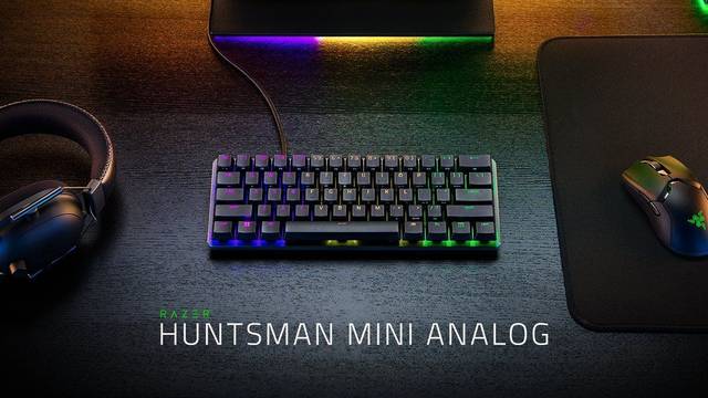 Razer lanza el teclado Huntsman Mini Analog con interruptores ópticos y tamaño reducido