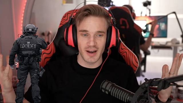 PewDiePie compra un art�culo ilegal y la polic�a acude a su casa