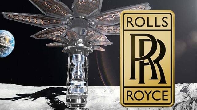 Rolls-Royce apunta a la Luna: La firma de coches de lujo desarrollará un reactor nuclear para los cohetes del mañana