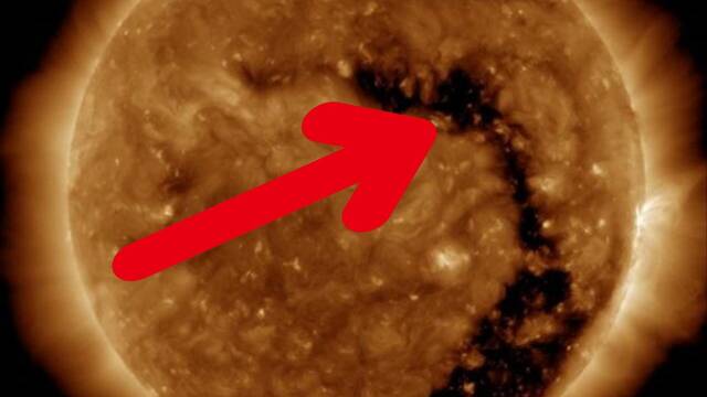 La NASA detecta un gigantesco agujero solar y se avecina una tormenta geomagnética