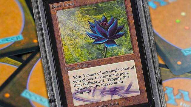 Una nueva Black Lotus firmada puede ser la carta más cara de la historia de Magic y su subasta levanta expectación
