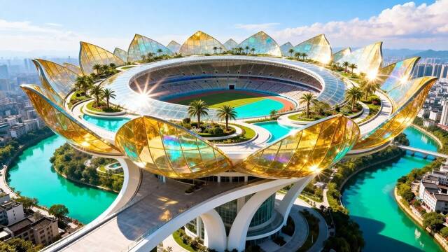 China construye estadios de f�tbol en menos de 3 a�os: techos retr�ctiles, tecnolog�a rompedora y una promesa para el Mundial