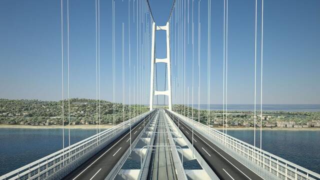 Italia aprueba un megapuente de 3,3 km y 399 m de altura: 13.500 millones de euros para unir Sicilia con la pen�nsula.