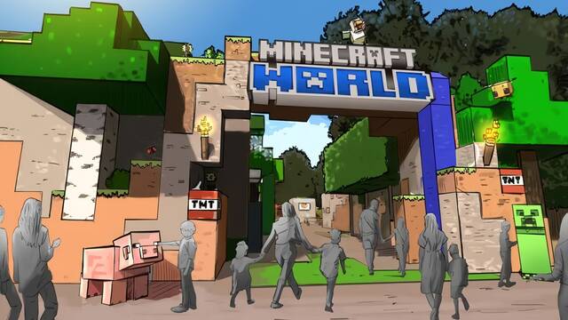 Minecraft tendrá su primer parque temático en 2027 en Reino Unido con una montaña rusa inédita: costará 57 millones de euros