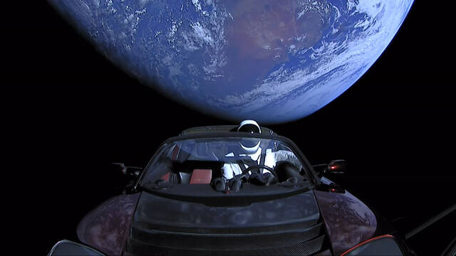 Es oficial: el Tesla de Elon Musk ya es un asteroide tras orbitar el Sol 8 a�os haciendo m�s de 6.500 millones de kil�metros