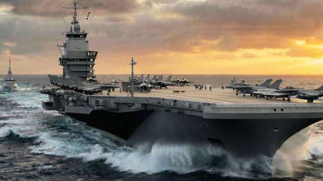 Francia marca el futuro de la guerra: construyen un portaaviones de 10.000 millones, m�s de 310 metros y 80.000 toneladas