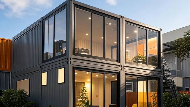 Ni de madera ni de pladur: la casa prefabricada de 2 plantas por 14.000 euros que es la soluci�n barata para trabajar desde casa