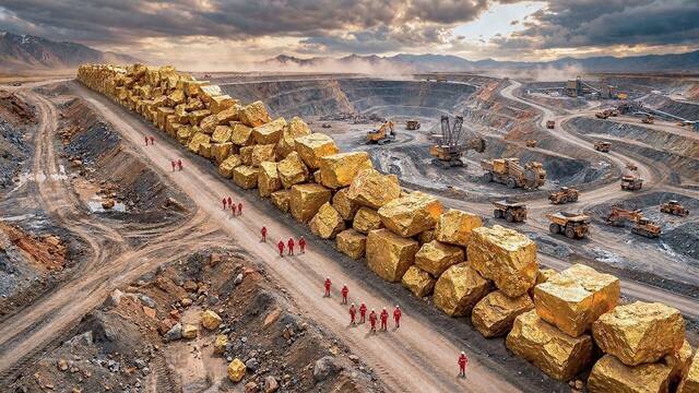 EEUU extrae millones de toneladas de rocas al d�a en busca de oro: apenas logran 10 gramos por tonelada para un mercado ansioso