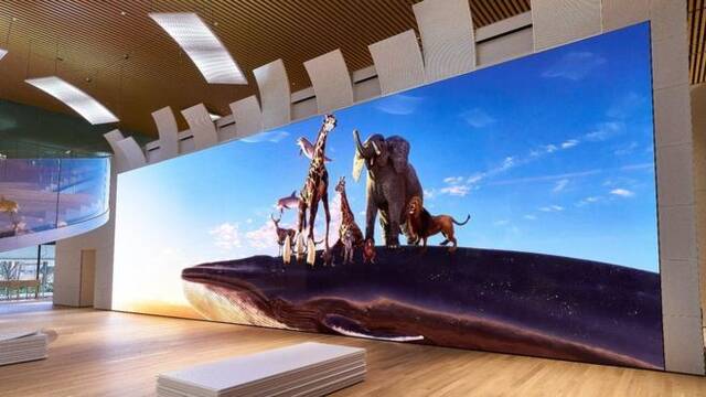 Sony fabrica una pantalla de 16K y 19 metros de ancho