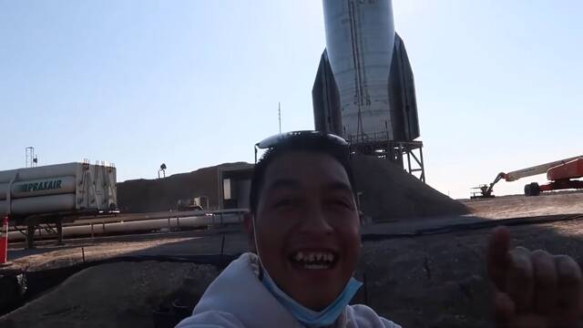 Un youtuber la la colndose en SpaceX y consigue llegar hasta la Starship