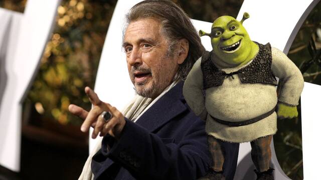 Se descubre que Al Pacino tiene una funda de mvil de Shrek y las redes arden