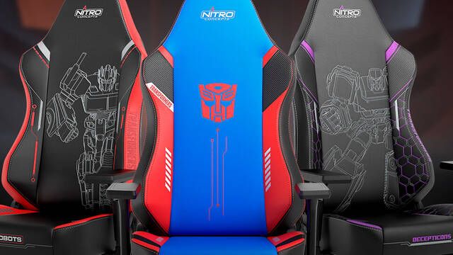 Nitro lanza una colección de sillas inspiradas en Transformers