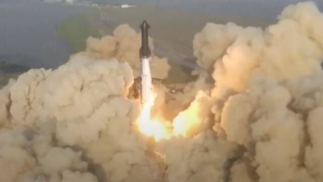 La nave Starship de Elon Musk estalla en el aire tras su lanzamiento