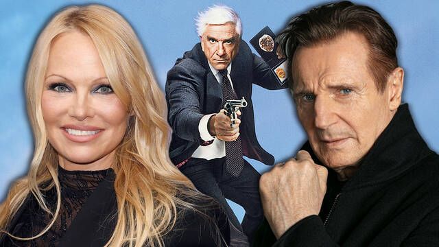 El reboot de 'Agrralo como puedas' con Liam Neeson suma a Pamela Anderson a su elenco