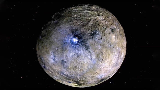 Hallan agua congelada tan 'joven' en los crteres del asteroide ms grande del sistema solar que no saben darle explicacin