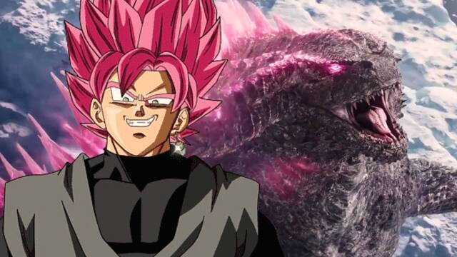 Dragon Ball y una poderosa transformacin de Goku ayudaron a crear el poder definitivo de Godzilla rosa