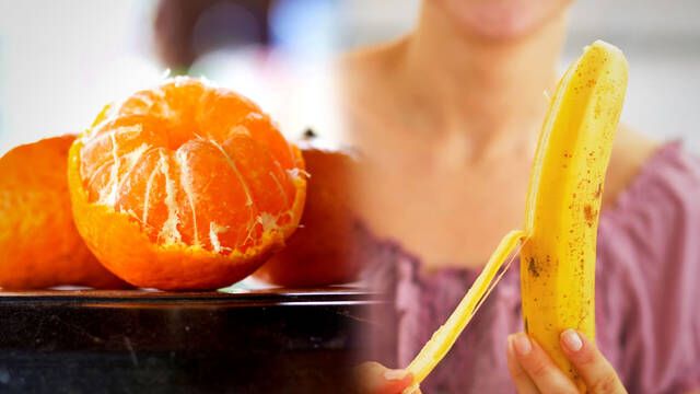 Deja de pelar mandarinas y pltanos as: Un mdico nos ensea el error habitual que cometemos con estas frutas