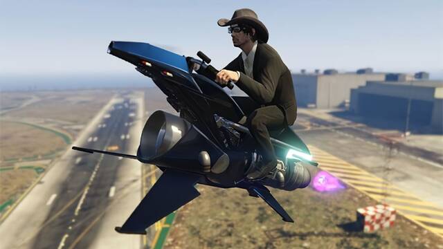La moto voladora de GTA se hace real: aún no tenemos GTA 6, pero la tecnología ya presenta los vehículos del juego de Rockstar