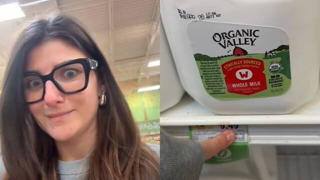 Una espa�ola compra leche en EE.UU. y alucina con los precios: 'Estoy acostumbrada al Mercadona'