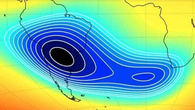 La NASA alerta sobre una misteriosa anomala magntica en Sudamrica, podra afectar al GPS y los satlites