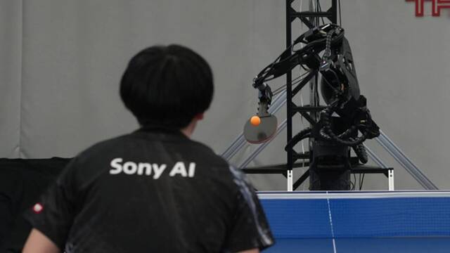 Sony cambia de estrategia: toma la delantera en la carrera de la IA con un brazo rob�tico que gana a expertos en tenis de mesa