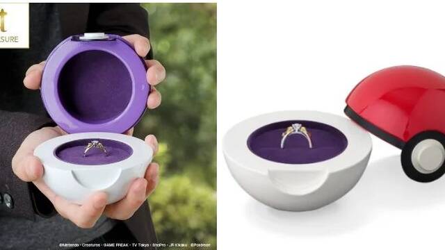 Si quieres una boda friki, estos anillos de Pokmon son tu mejor opcin