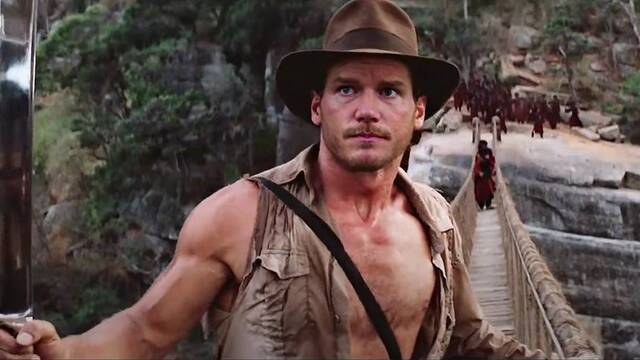 Indiana Jones: Chris Pratt protagoniza la pelcula gracias a un elaborado vdeo deepfake