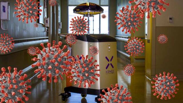 Hollywood luchar contra el coronavirus con robots autmatas y rayos UV