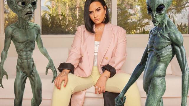 Demi Lovato presentar un programa centrado en aliengenas y platillos volantes