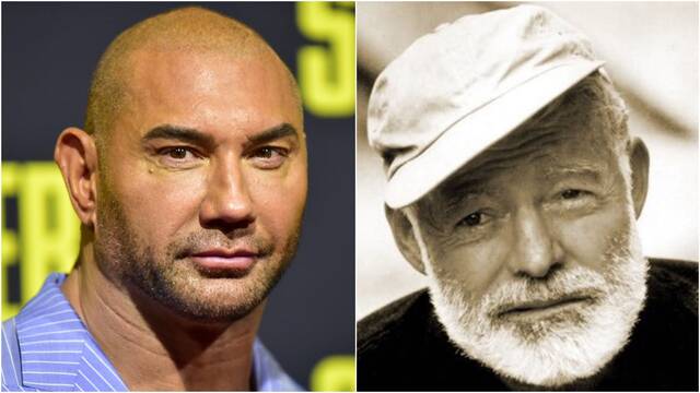 Dave Bautista confiesa que le encantara interpretar a Ernest Hemingway