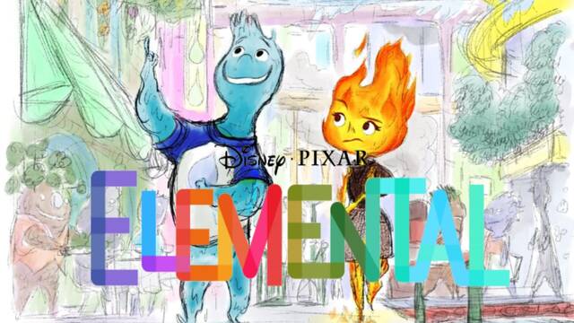 Primera imagen y logo de 'Elemental', la nueva película de Pixar que llegará en 2023