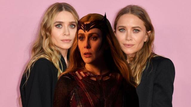 El arte que imagina a las gemelas Olsen como variantes de Bruja Escarlata en Marvel