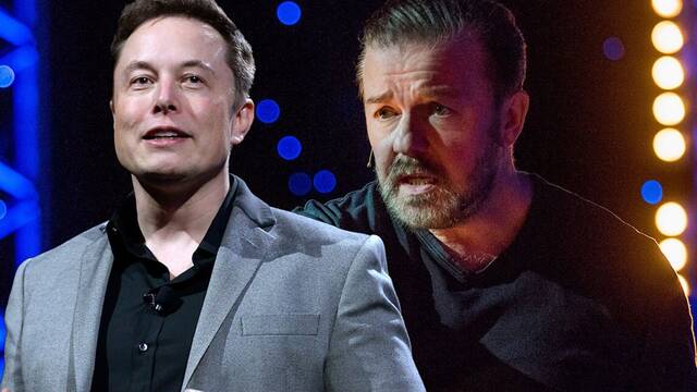Elon Musk defiende a Ricky Gervais ante las crticas del colectivo trans
