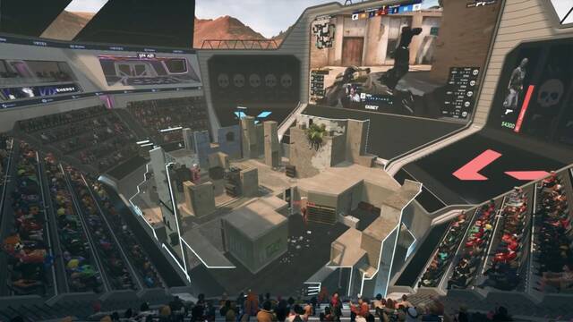 Así se ve un partido de CS:GO desde el estadio virtual de Virtex