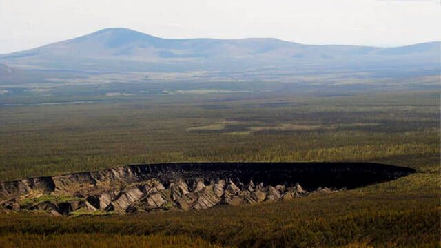 La aparicin de un crater apodado como la 'puerta del infierno' que no para de crecer preocupa a las autoridades rusas