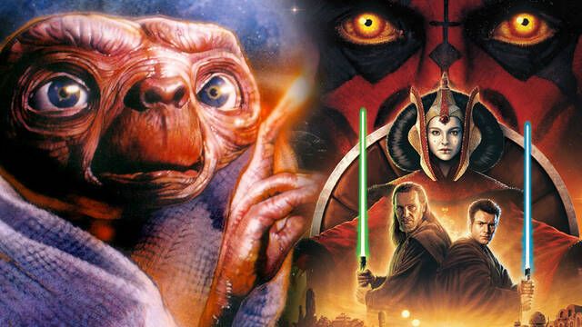 Sabas que E.T. aparece en Star Wars?: Un crossover que George Lucas le deba a Steven Spielberg