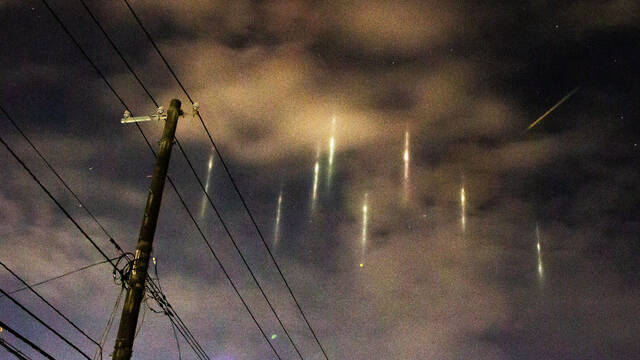 Aparecen en Japn nueve luces flotantes en el cielo como en el anime 'Evangelion', pero qu son?